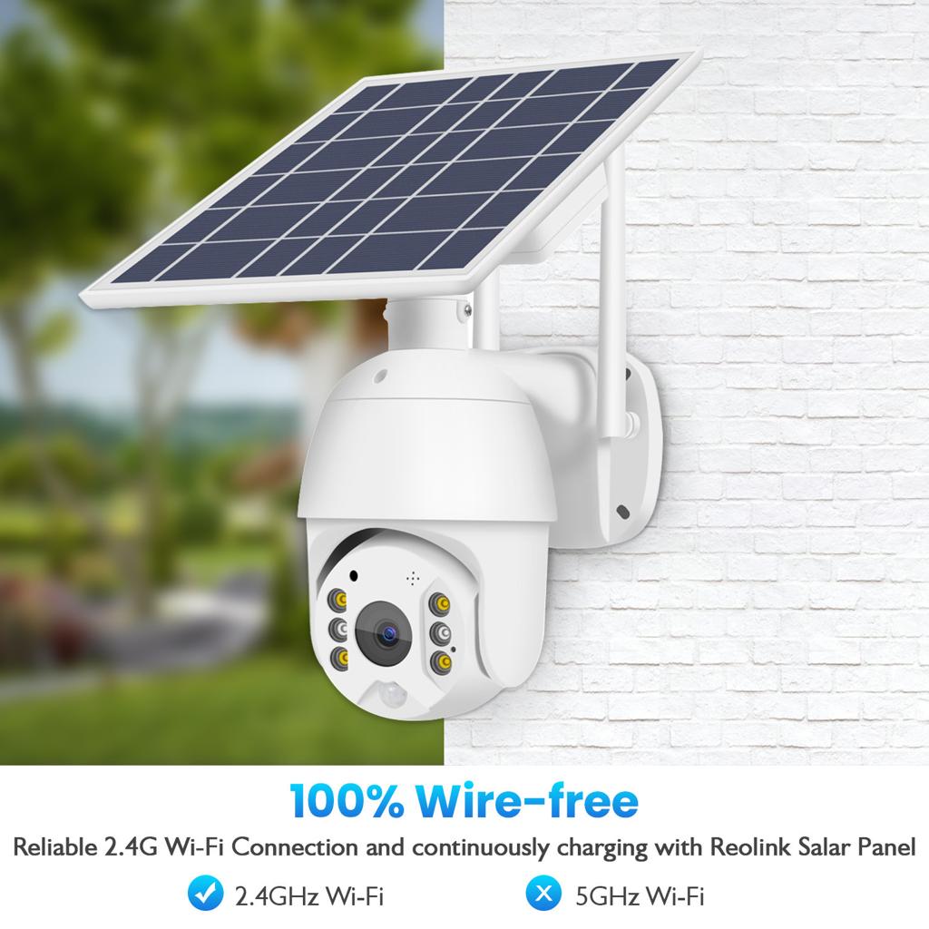 Camara Vigilancia Robotica Solar Version Wi-Fi Hd 1080p Camara Ptz - Imagen 2
